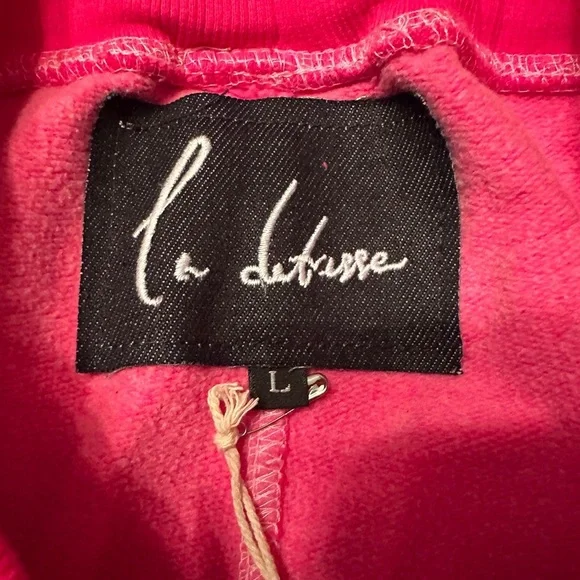 La detresse Pink Cookie Joggers - NWT - Size L - Picture 11 of 13